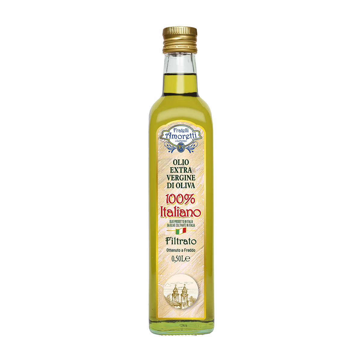 OLIO EXTRA VERGINE DI OLIVA FILTRATO 100% ITALIANO | BOTTIGLIA 0,500L