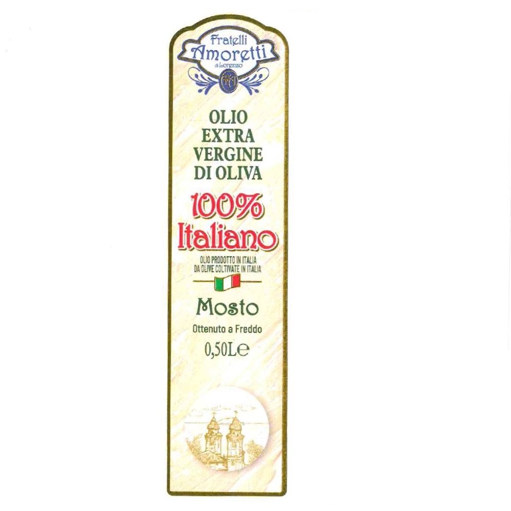 Olio extra vergine di oliva non filtrato 100% italiano bottiglia 0,500 L - immagine 3