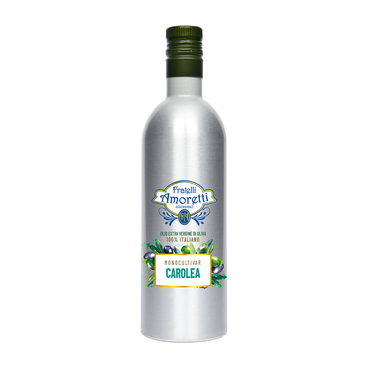 OLIO EXTRA VERGINE DI OLIVA 100% ITALIANO MONOCULTIVAR "CAROLEA" | Bottiglia 0,750L