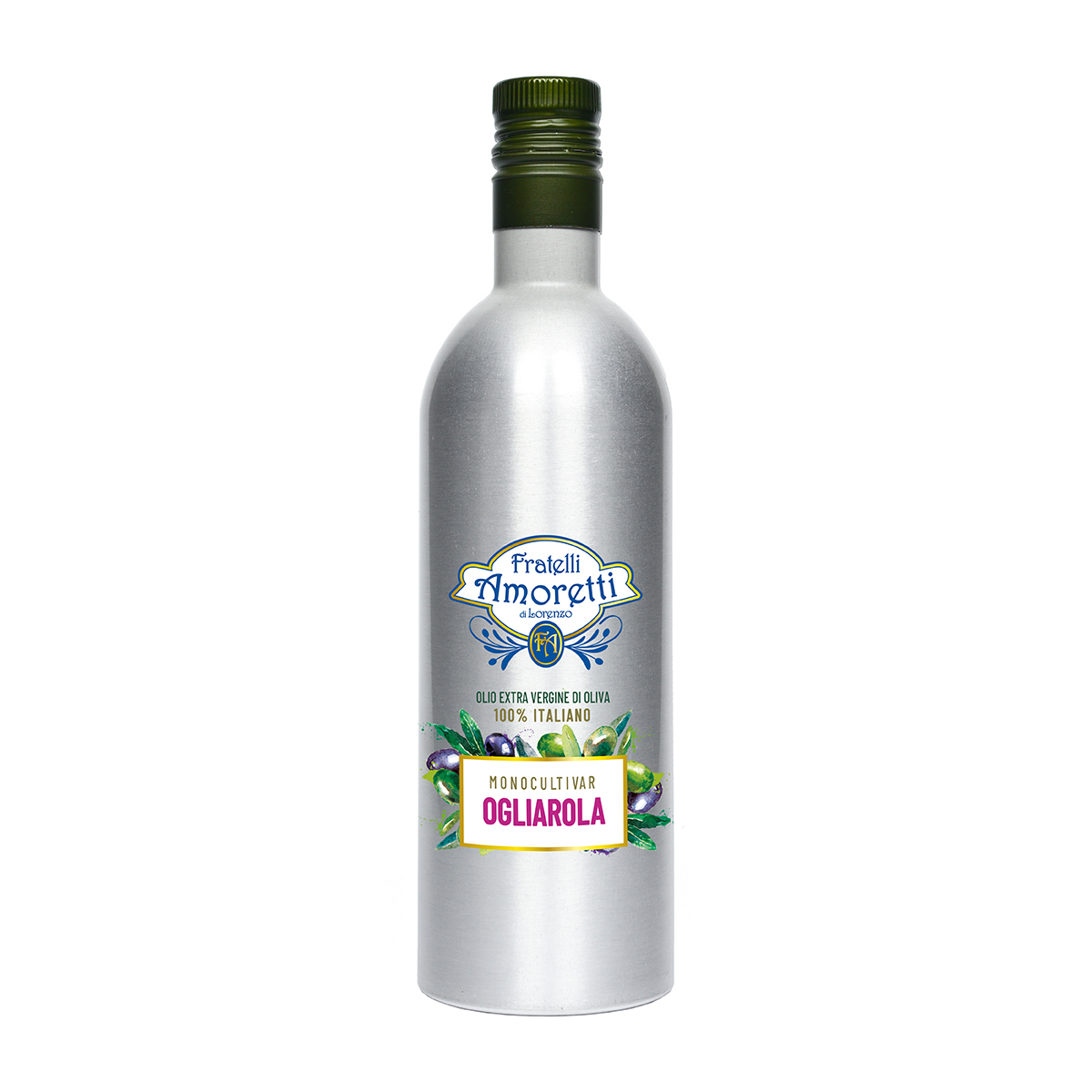 OLIO EXTRA VERGINE DI OLIVA 100% ITALIANO "OGLIAROLA" | Bottiglia 0,750 L