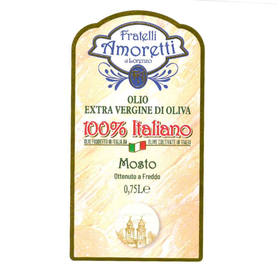 Olio Extra Vergine di Oliva 100% Italiano NON FILTRATO | Bottiglia fasciata rame 0,750 LT - immagine 2